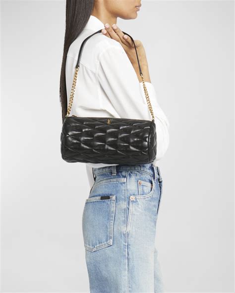 Saint Laurent Sade Medium YSL Tube Shoulder Bag in Quilted 